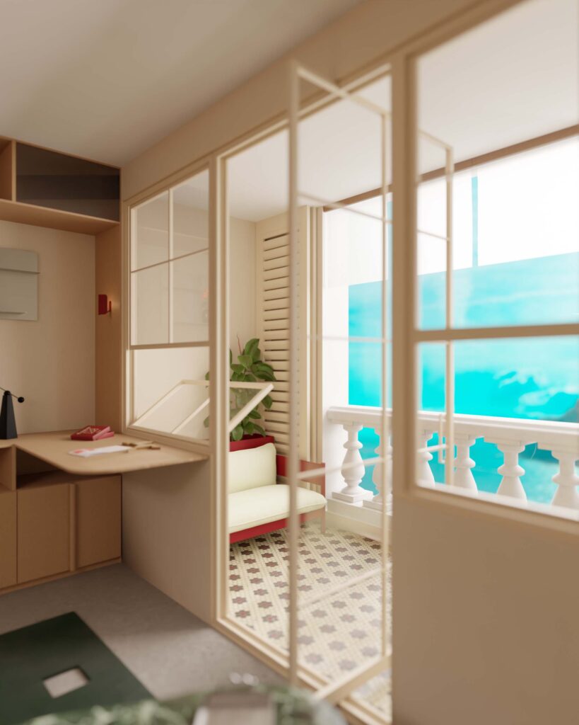 balcony view from inside