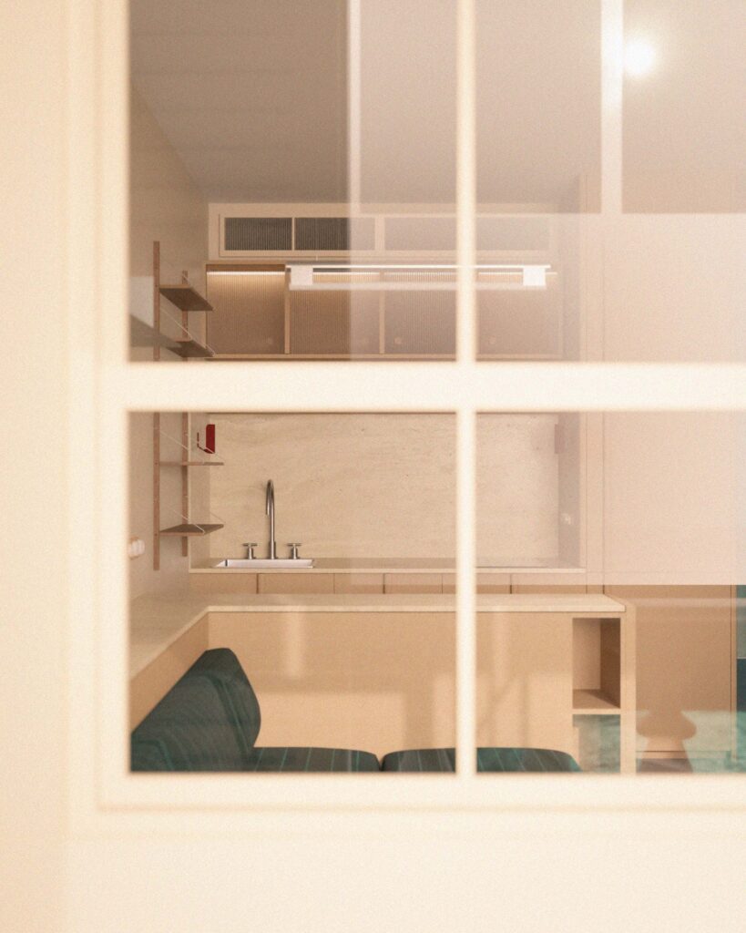 view from balcony window